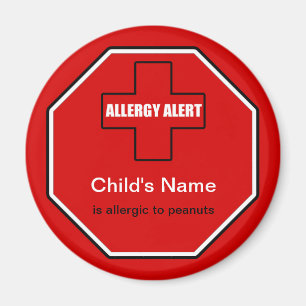 Döljer Allergy Medical Allergic Alert Magnet