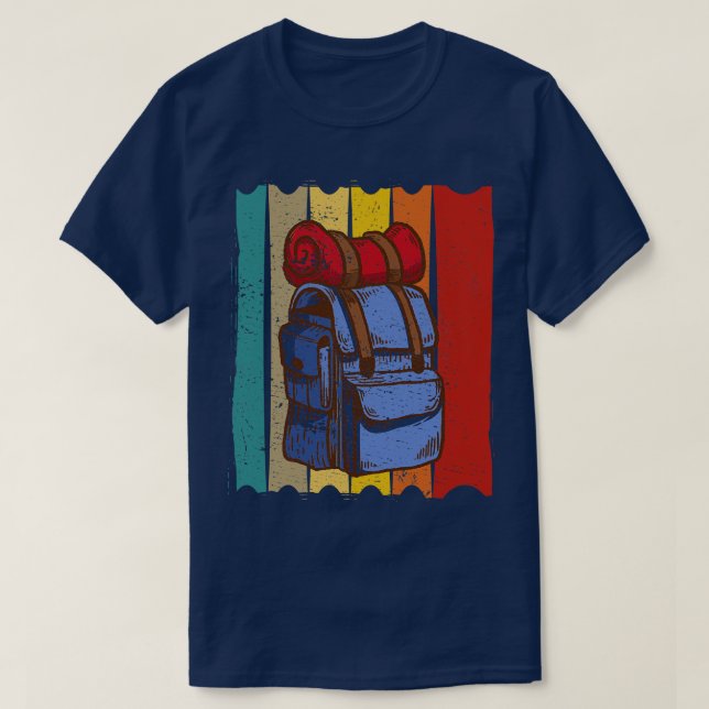 Döljer återföring av stigande ryggsäck t shirt (Design framsida)