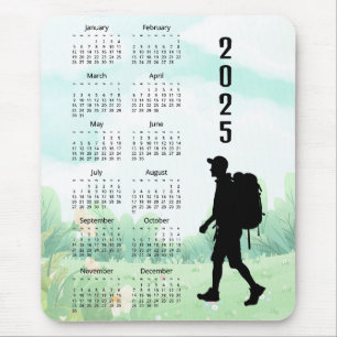 Döljer ompackningsdesign för 2025-kalender musmatta