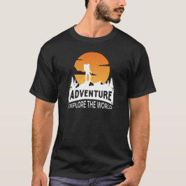 Döljning av Äventyr utanför dörren i Resa T Shirt