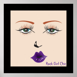 Doll Ansikte "Sten Girl Chic" Poster