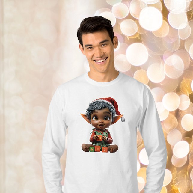 Doll Baby jul Elf Manar Tee (Skapare uppladdad)