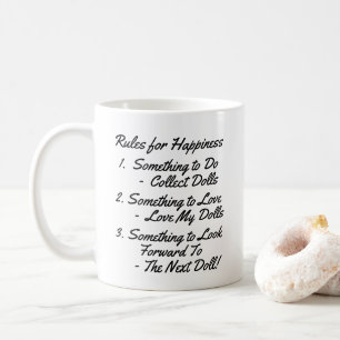 Doll Collector Älskare Enthusiast Kaffemugg