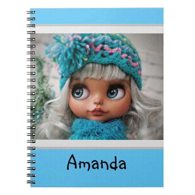 Doll, docka foto, present Blythe Anteckningsbok (Framsidan)
