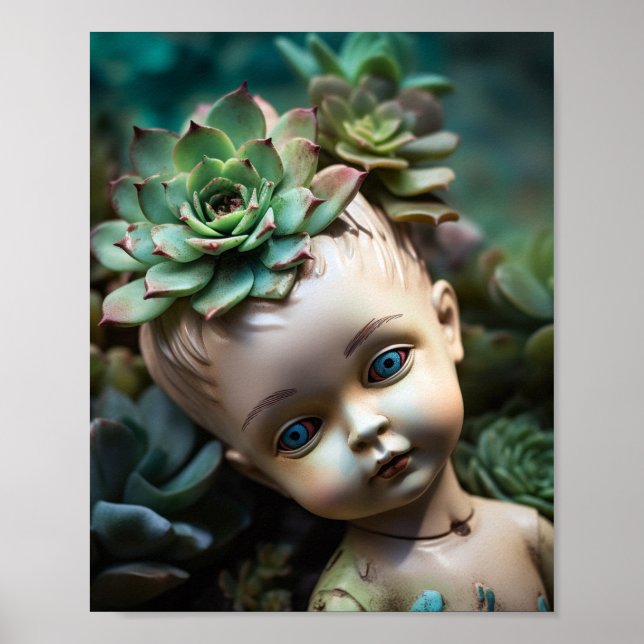Doll i Succulent Garden Poster (Framsidan)