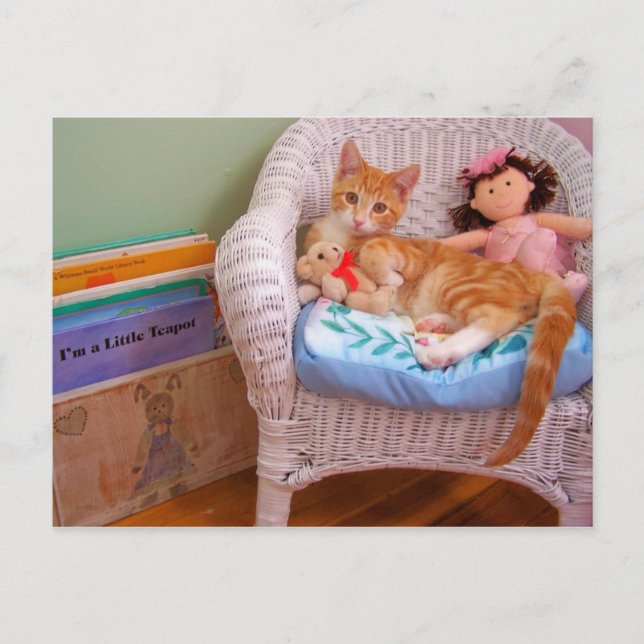 doll kattunge Cole Vykort (Framsida)