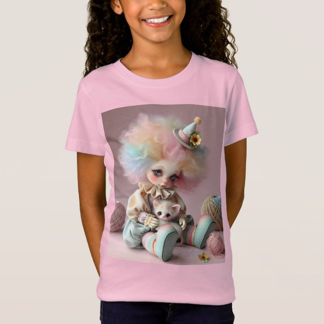 Doll med en kattunge, Natasha Us-samling T Shirt (Framsida)