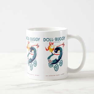 Doll och Buggy Parad Kaffemugg