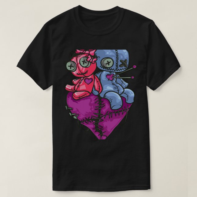 Doll Par Dolls Halloween Voodoo Doll Par T Shirt (Design framsida)