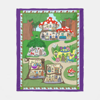 Doll Play Blanket Fleecefilt