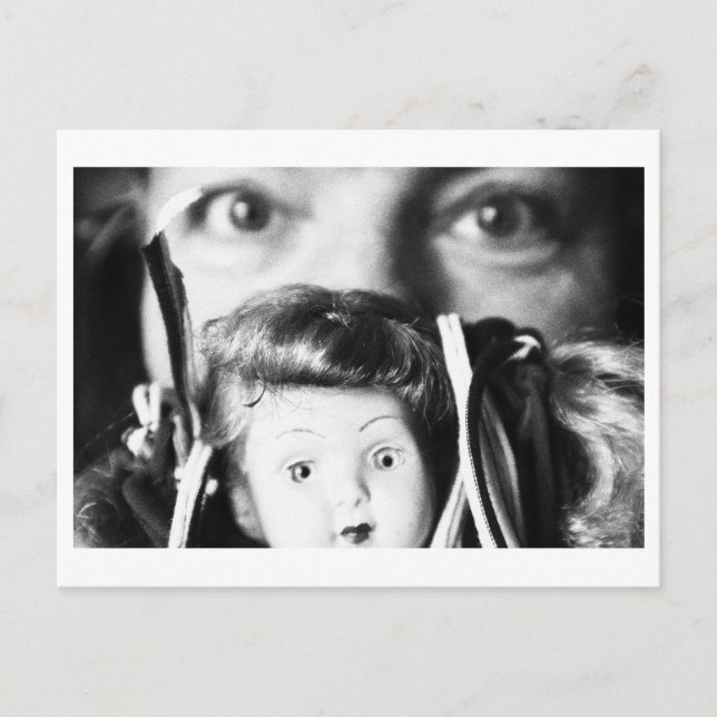 Doll Portrait - Doll mom with doll Vykort (Framsida)