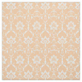 Doll- Renaissance Damask, Sherbert Orange Tyg