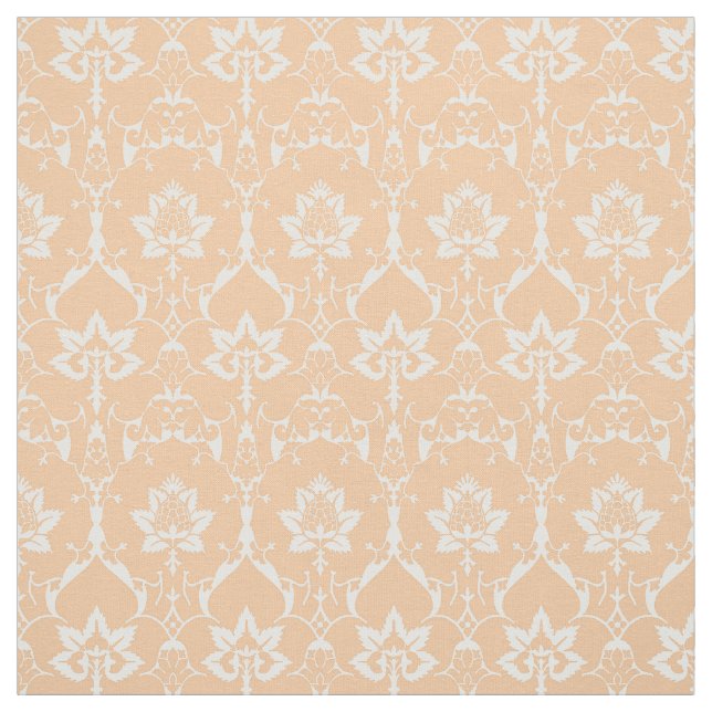Doll- Renaissance Damask, Sherbert Orange Tyg (Provkarta)