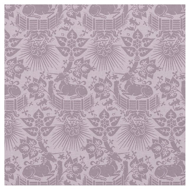Doll- Renaissance Unicorn Garden, Mauve Tyg (Närbild)
