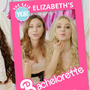 Doll Rosa Bachelorette Party Photo Prop Poster