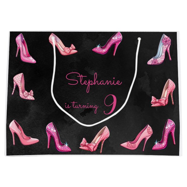 Doll rosa High Heel Footwear födelsedagsfest (Framsidan)