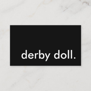 Doll. Visitkort