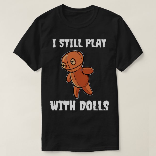 Doll Voodoo Magic Magician eller Witchcraft Fläkt T Shirt (Design framsida)