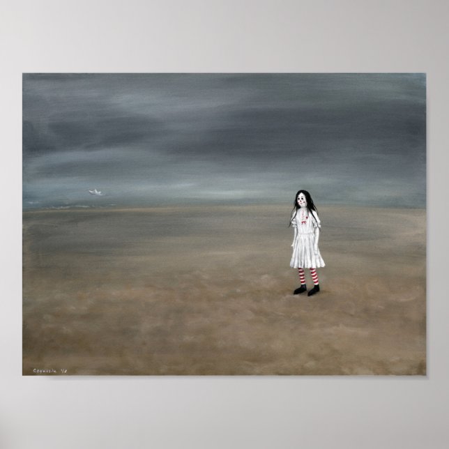 "Doll without her Frakt" av Christiane Cegavske Poster (Framsidan)