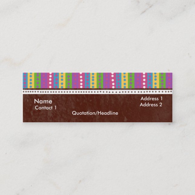 Dolla Mini Visitkort (Framsida)