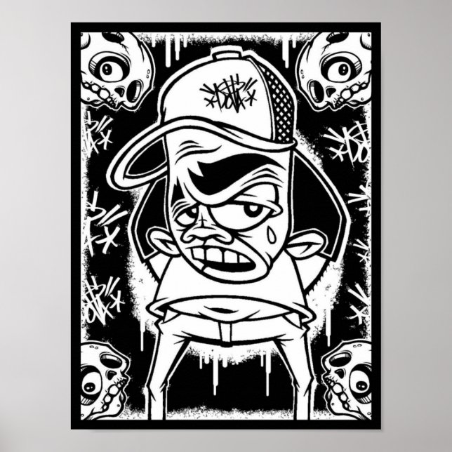 DOLLA/SKULLIE poster (Framsidan)