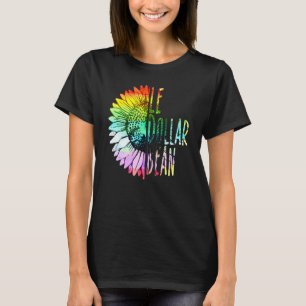 Dollar Bean Solros Regnbåge Dekor Lesbisk Gay T Shirt