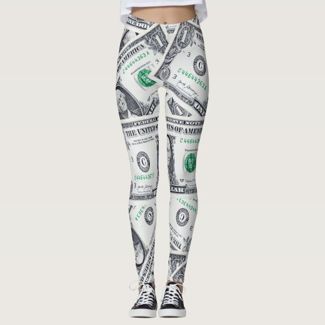 Dollar Bill Money Leggings (Framsida)