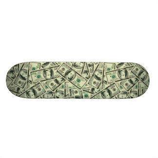 Dollar bills Money Mini Skateboard Bräda 18,5 Cm