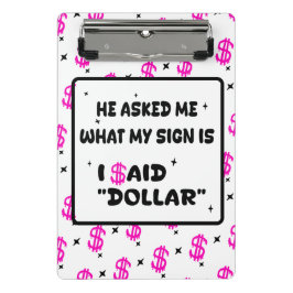 Dollar Is My Sign – Hot Pink Hustle Design