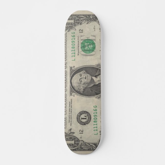 dollar mini skateboard bräda 18,7 cm (Framsida)