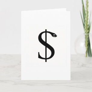 DOLLAR OMDESIGN / LÄKNANDE PENGAR  KORT