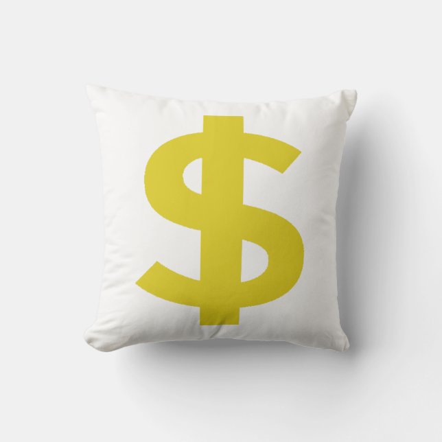 Dollar Sign Kudde (Framsida)