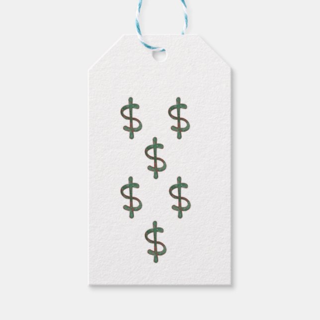 Dollar Signs Presentetikett (Framsidan)