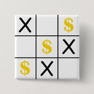 Dollar Tic Tac Toe Knapp