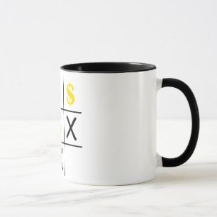 Dollar Tic Tac Toe Mugg