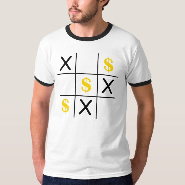 Dollar Tic Tac Toe Tee (Framsida)