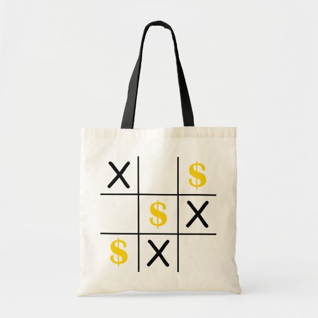 Dollar Tic Tac Toe Tygkasse (Framsidan)