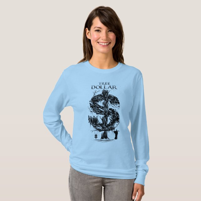 Dollar Tree T Shirt (Hel framsida)