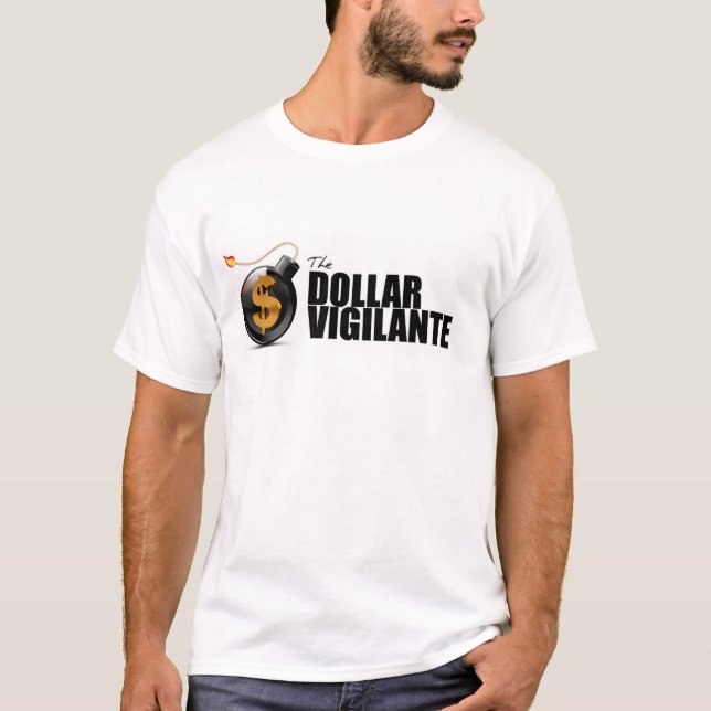 Dollar Vigilante T Shirt w/logo  back (Framsida)