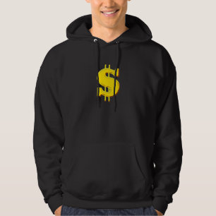 Dollaren undertecknar hoodien munkjacka