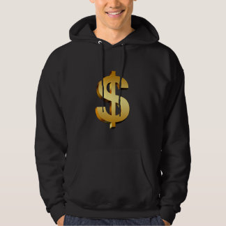 Dollaren undertecknar hoodien sweatshirt med luva