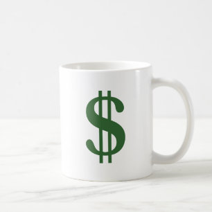 Dollaren undertecknar kaffemugg