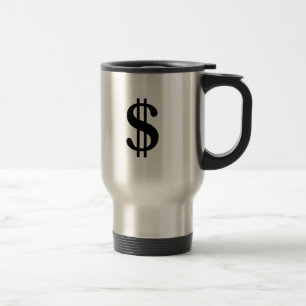 Dollaren undertecknar resemugg