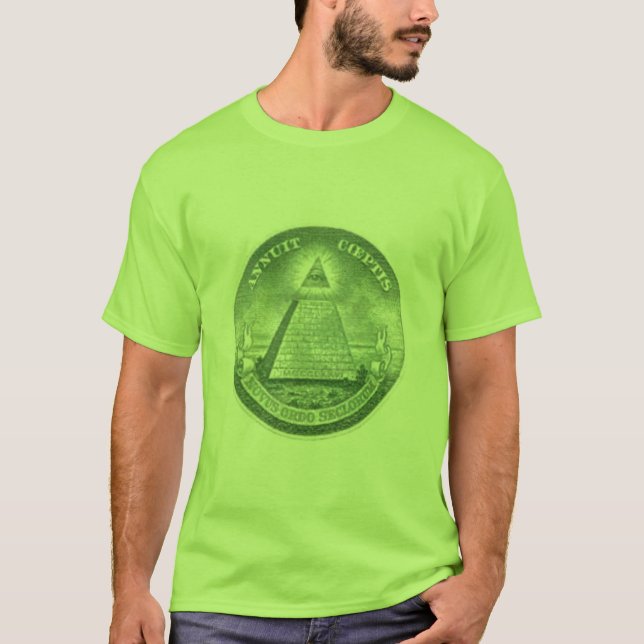 Dollarpyramidskjorta Tee Shirt (Framsida)
