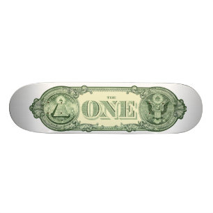 DollarräkningSkateboard Old School Skateboard Bräda 21,6 Cm