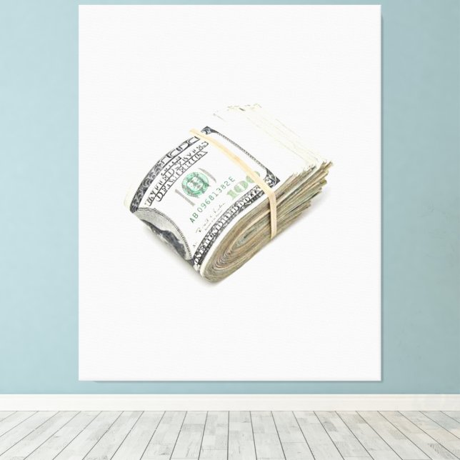 Dollars Canvastryck (Insitu (trägolv))