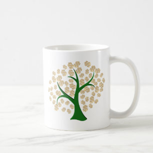 Dollars träd kaffemugg