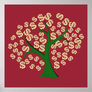 Dollars träd poster
