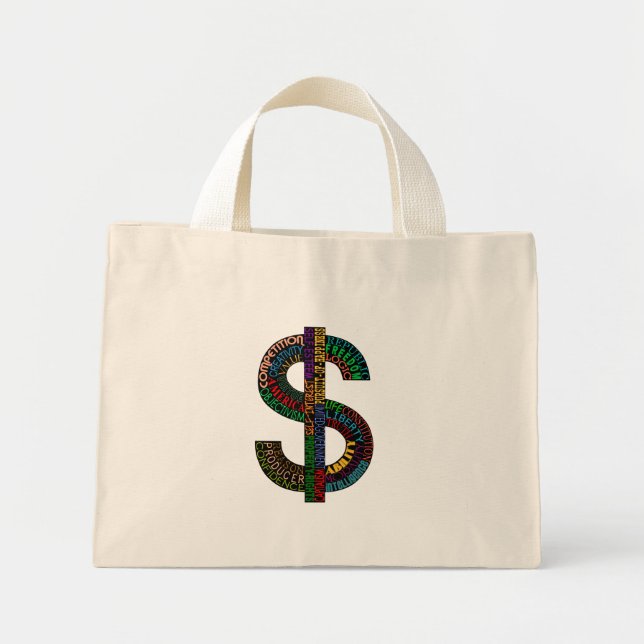 Dollarsignatur Mini Tygkasse (Framsidan)