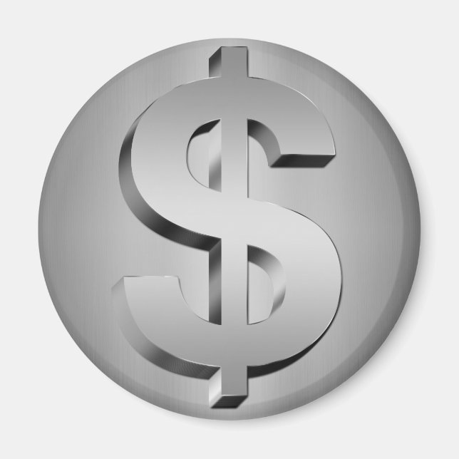 dollarsymbol magnet (Framsidan)